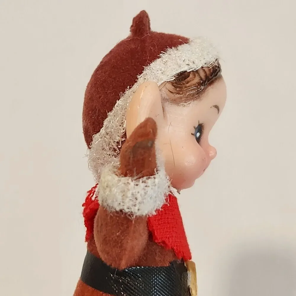 Vintage‎ MCM Elves Elf 1 with Tree 4